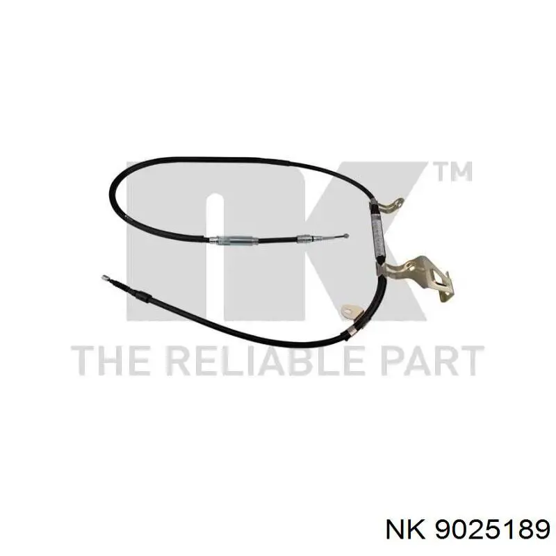 Трос стоянкового гальма передній NK 9025189 ціна, від 17.77 USD