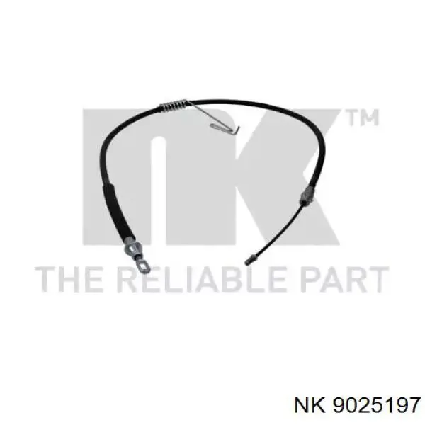 Трос стоянкового гальма задній лівий NK 9025197 ціна, від 23.44 USD