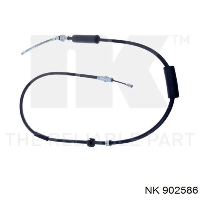 Трос ручного гальма задній, правий/лівий NK 902586 ціна, від 11.81 USD