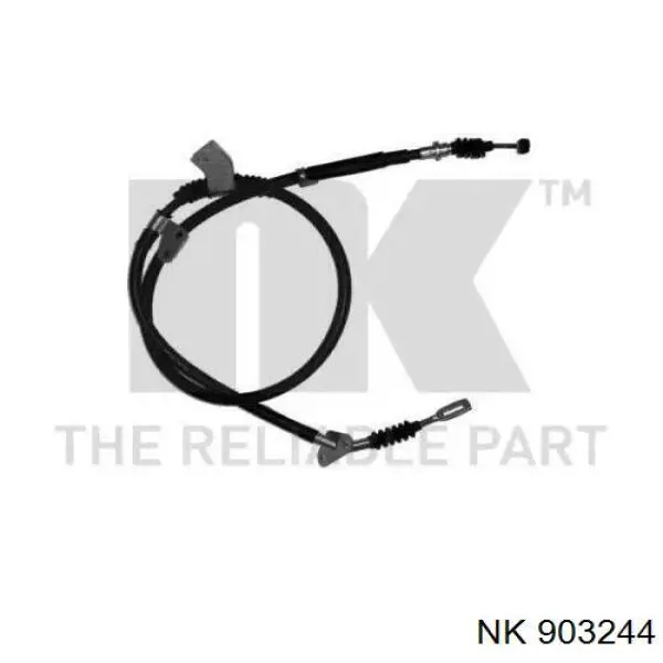 GJ2144420K Mazda Трос ручника задній лівий