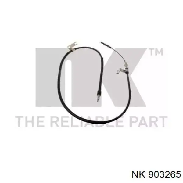 Трос ручного гальма задній, правий NK 903265 ціна, від 20.67 USD