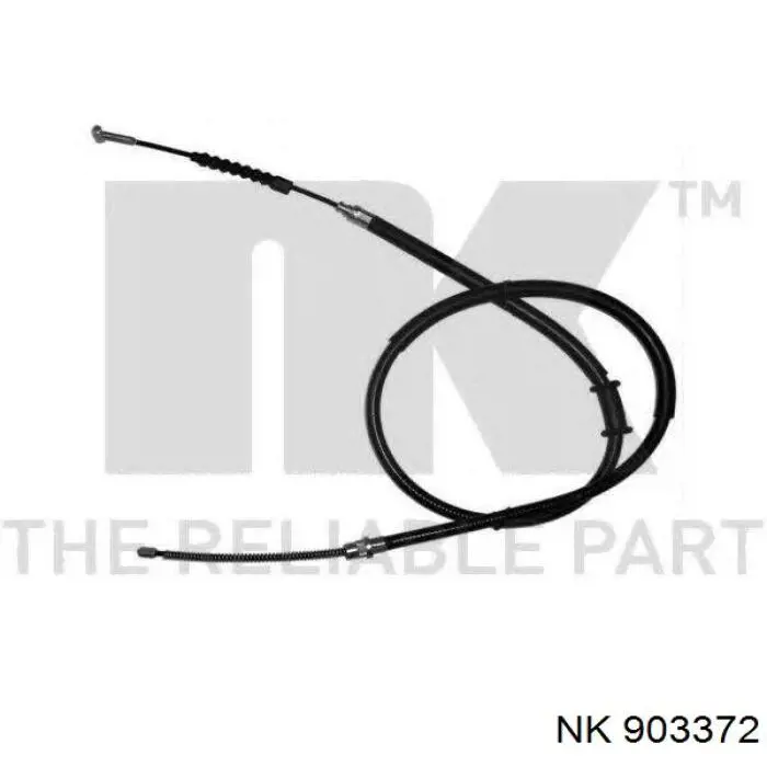 Трос стоянкового гальма передній NK 903372 ціна, від 12.22 USD