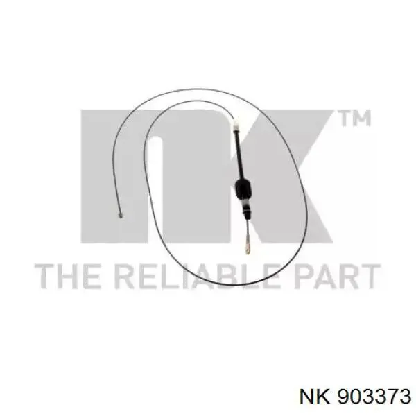 Трос стоянкового гальма передній NK 903373 ціна, від 6.54 USD