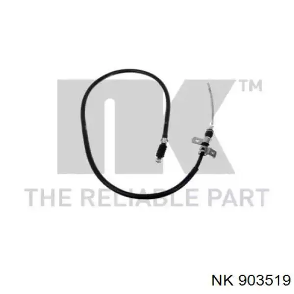 Трос стоянкового гальма задній лівий NK 903519 ціна, від 24.43 USD