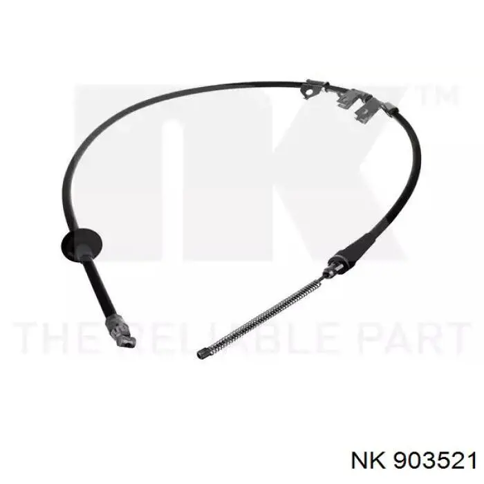 Трос стоянкового гальма задній лівий NK 903521 ціна, від 17.44 USD
