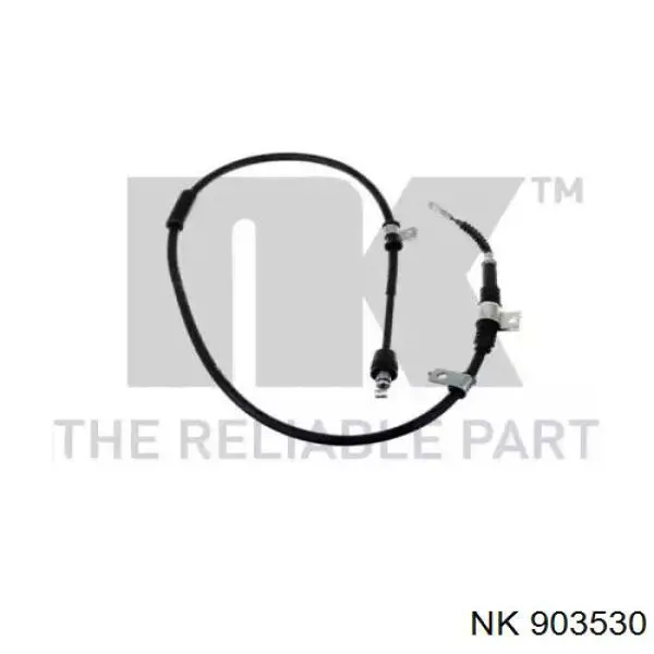 Трос стоянкового гальма задній правий NK 903530 ціна, від 19.32 USD