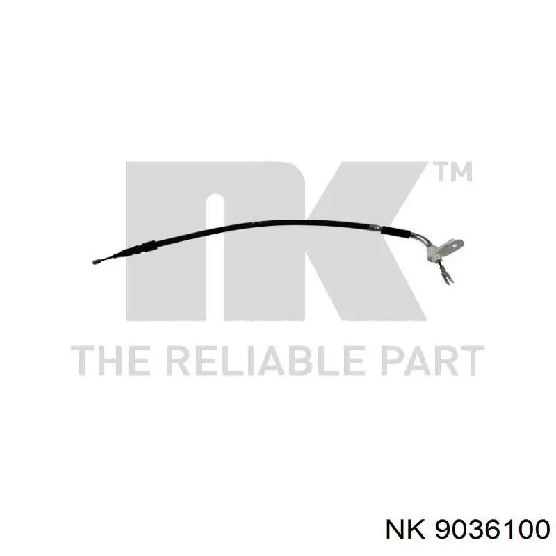 Трос ручного гальма задній, правий/лівий NK 9036100 ціна, від 21.73 USD