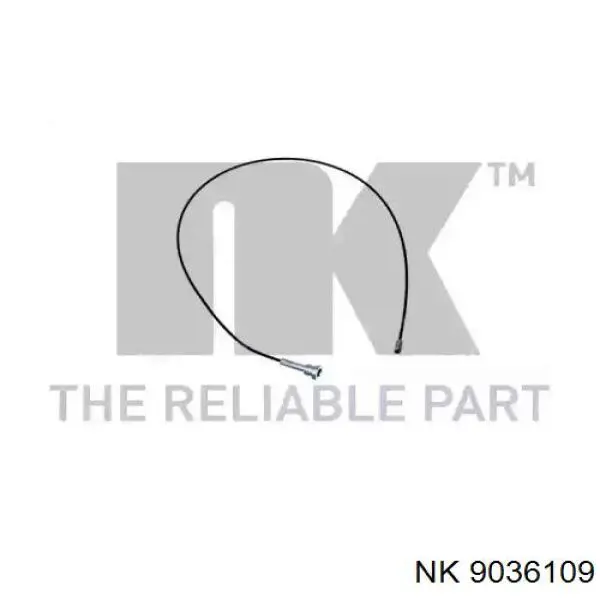 Трос стоянкового гальма задній правий NK 9036109 ціна, від 3.29 USD