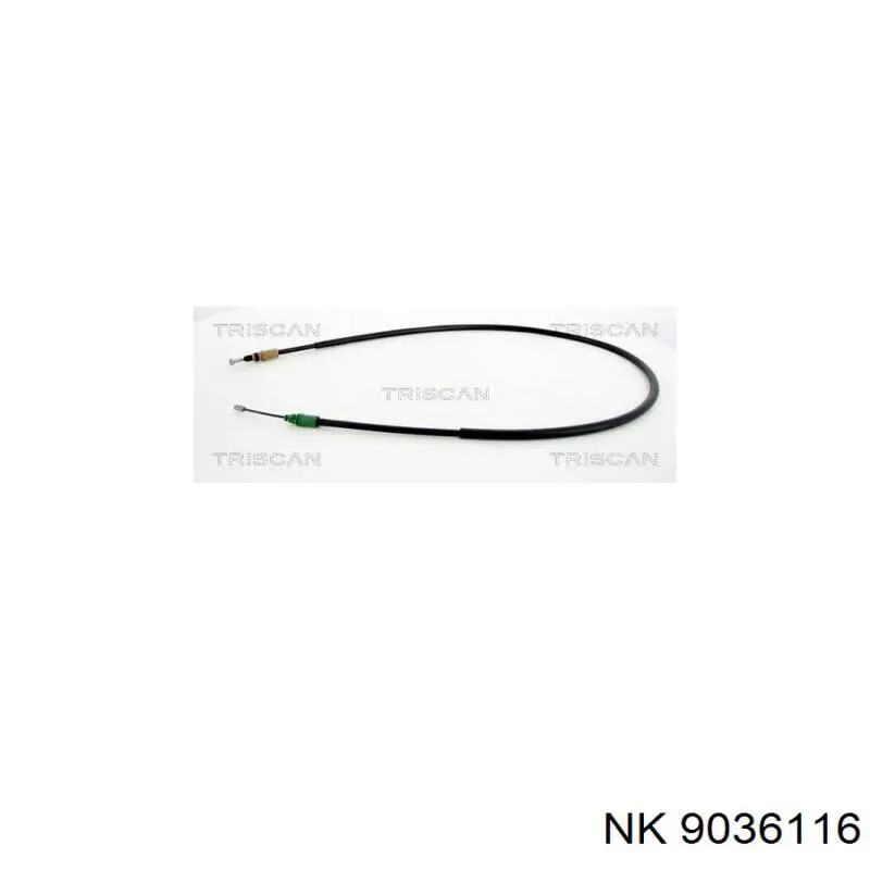 Трос ручника задній правий NK 9036116