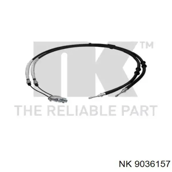 Трос ручного гальма задній, правий/лівий NK 9036157 ціна, від 21.02 USD