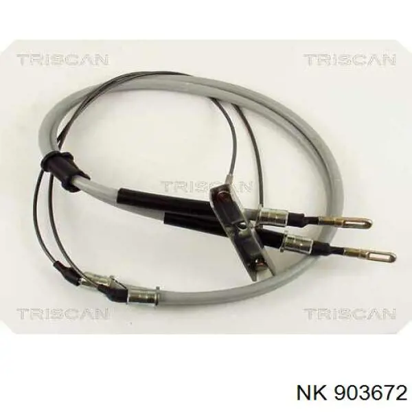 Трос ручного гальма задній, правий/лівий NK 903672 ціна, від 18.01 USD