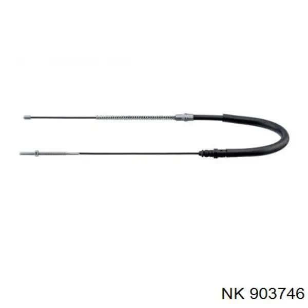 Трос стоянкового гальма задній лівий NK 903746 ціна, від 4.05 USD