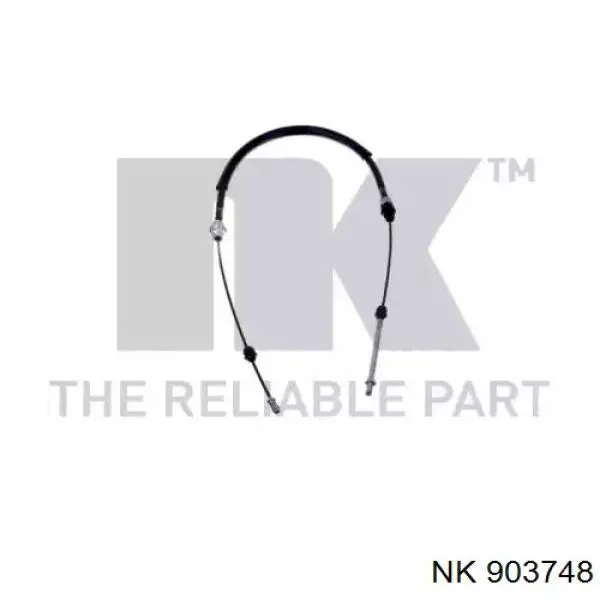 Трос стоянкового гальма задній лівий NK 903748 ціна, від 5.07 USD