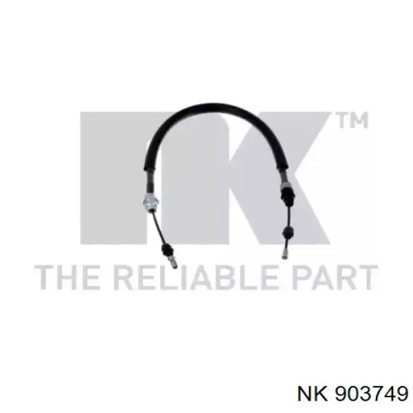 Трос стоянкового гальма задній правий NK 903749 ціна, від 4.48 USD