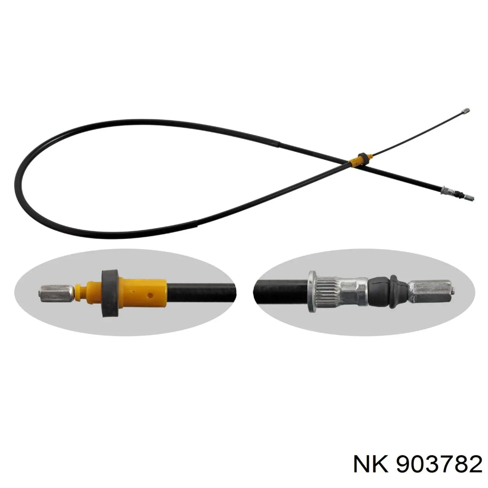 Трос ручного гальма задній, правий/лівий NK 903782 ціна, від 11.87 USD