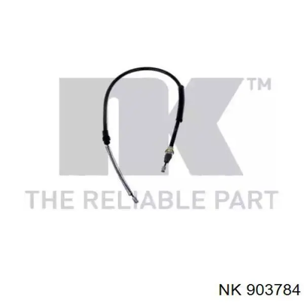 Купити 903784 NK Трос ручного гальма задній, правий