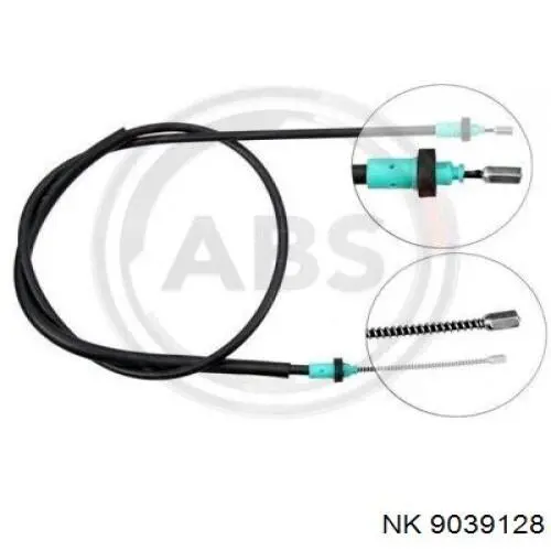 Трос ручного гальма задній, правий/лівий NK 9039128 ціна, від 10.44 USD