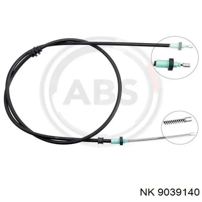 Трос ручного гальма задній, правий/лівий NK 9039140 ціна, від 11.23 USD