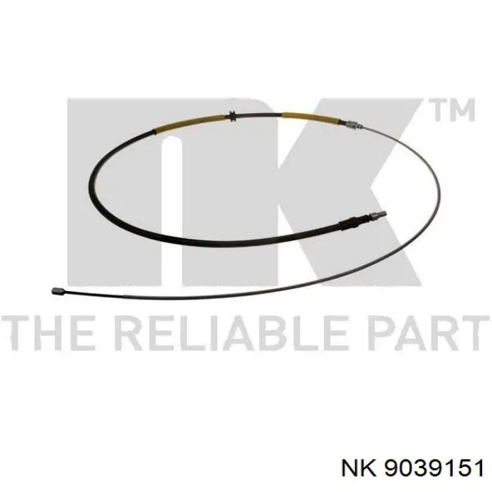 Трос ручного гальма задній, правий/лівий NK 9039151 ціна, від 11.86 USD