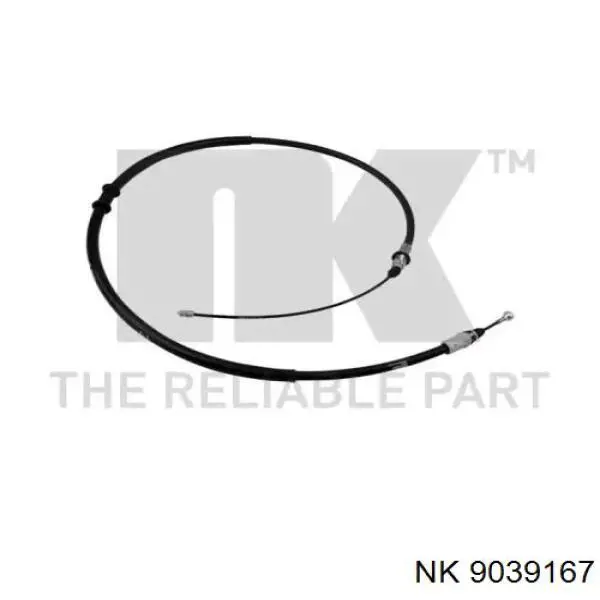 Купити 9039167 NK Трос ручного гальма задній, правий/лівий