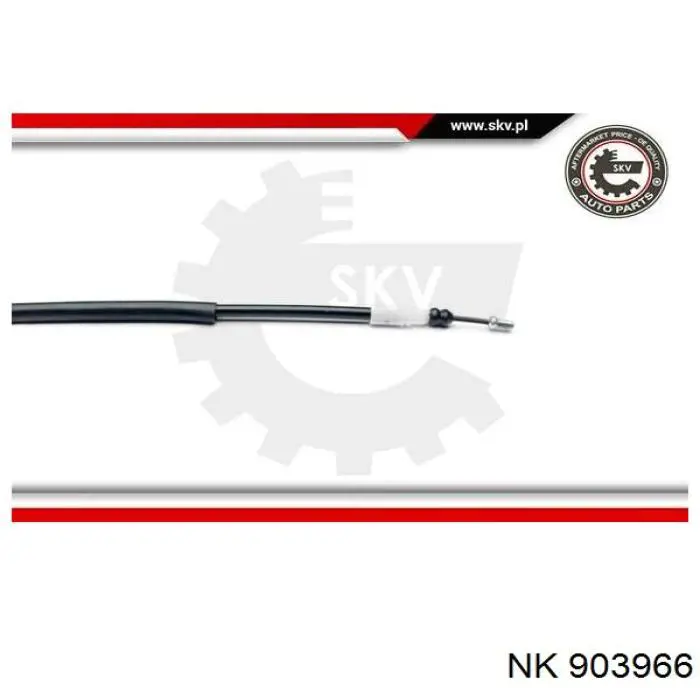 Трос ручного гальма задній, правий/лівий NK 903966 ціна, від 8.12 USD