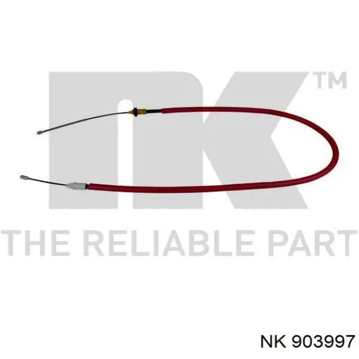 Трос ручного гальма задній, лівий 8200087981 Renault (RVI)