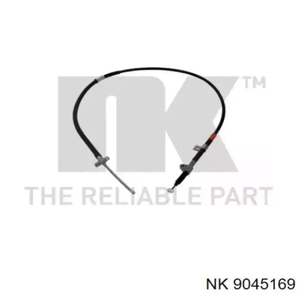 Трос стоянкового гальма задній лівий NK 9045169 ціна, від 18.99 USD