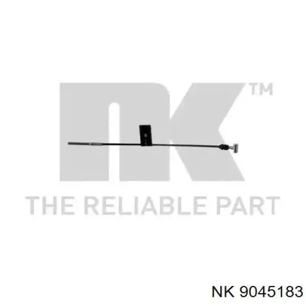 Трос стоянкового гальма передній NK 9045183 ціна, від 12.30 USD
