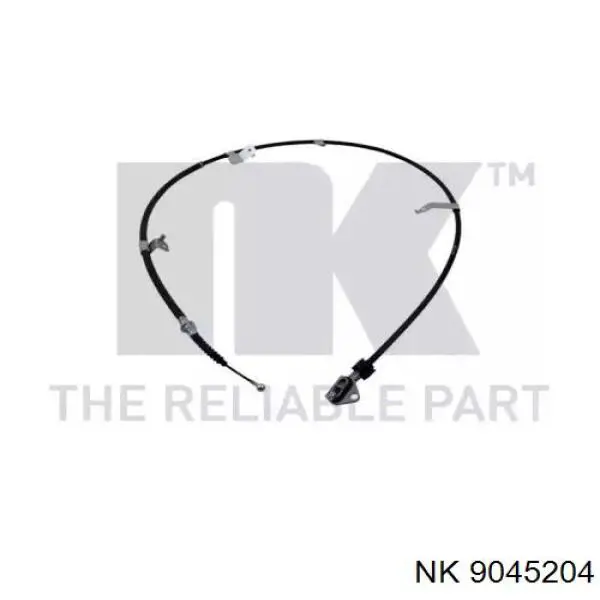 Трос стоянкового гальма задній правий NK 9045204 ціна, від 23.40 USD