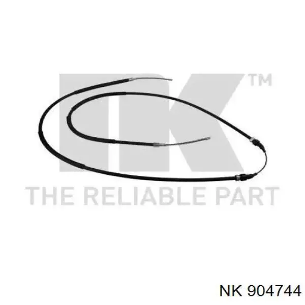 Трос ручного гальма задній, правий/лівий NK 904744 ціна, від 9.02 USD