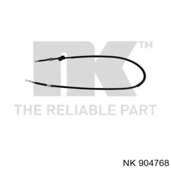 Трос стоянкового гальма задній лівий NK 904768 ціна, від 8.21 USD