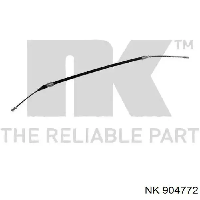 Трос ручного гальма задній, правий/лівий 904772 NK
