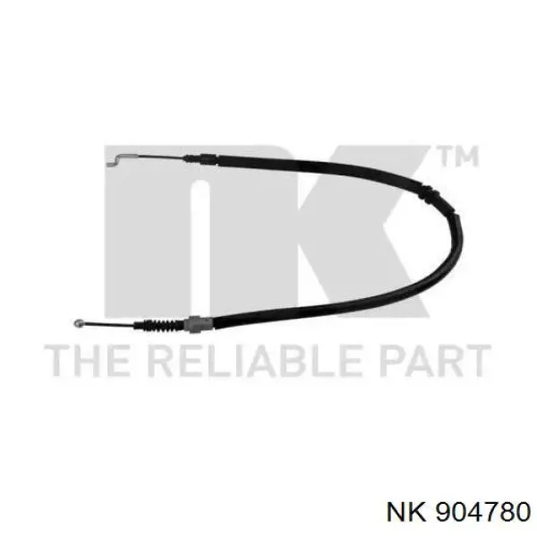 Трос ручного гальма задній, правий/лівий NK 904780 ціна, від 6.97 USD