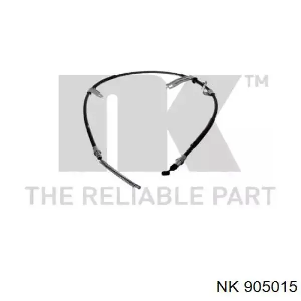 Трос стоянкового гальма задній лівий NK 905015 ціна, від 20.49 USD