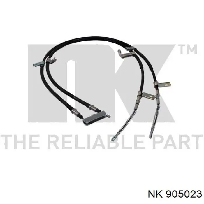 Трос ручного гальма задній, правий/лівий NK 905023 ціна, від 36.99 USD