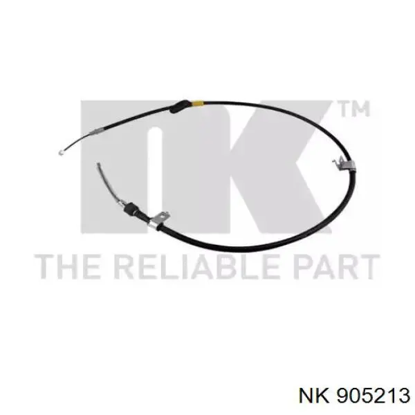 Трос ручного гальма задній, правий/лівий NK 905213 ціна, від 21.26 USD