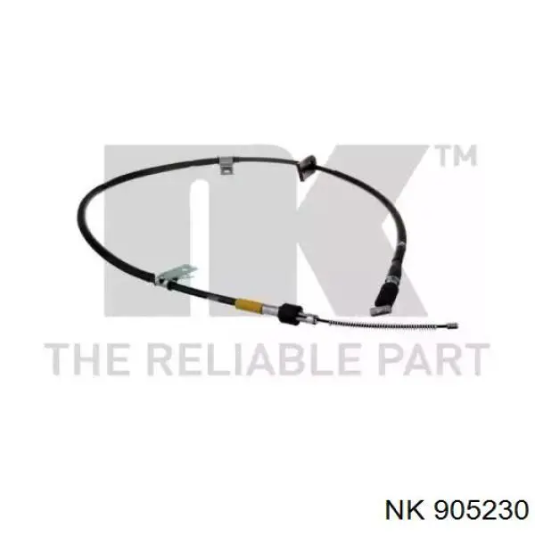 Трос стоянкового гальма задній правий NK 905230 ціна, від 27.48 USD