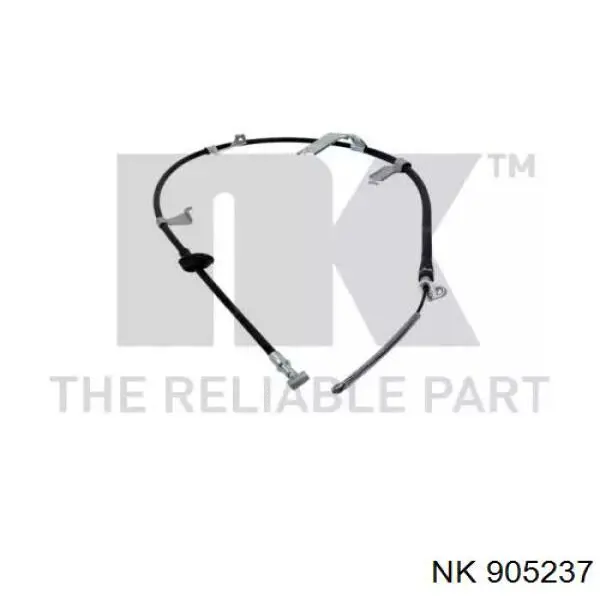 Трос стоянкового гальма задній лівий NK 905237 ціна, від 28.42 USD