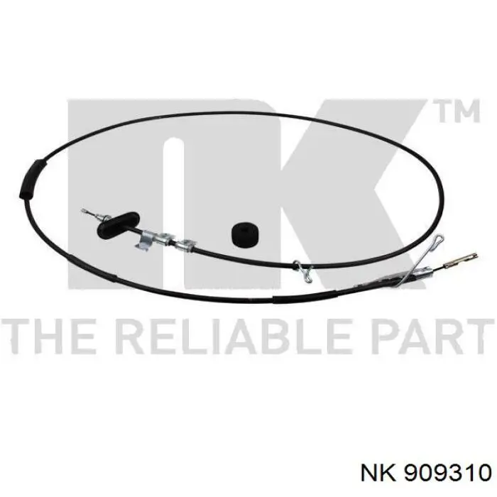 Трос стоянкового гальма передній ABS K19864 ціна, від 35.33 USD