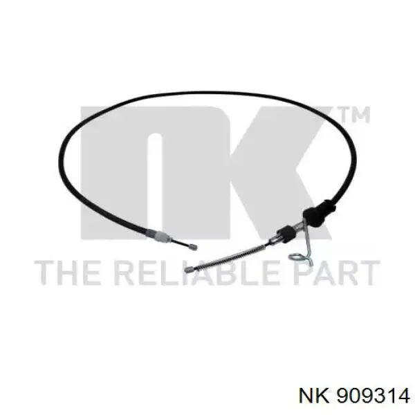 Трос стоянкового гальма задній правий NK 909314 ціна, від 32.11 USD