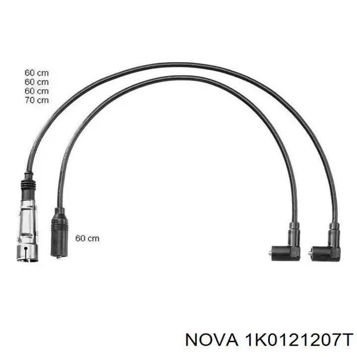 Дифузор (кожух) радіатора охолодження 1K0121207T Nova