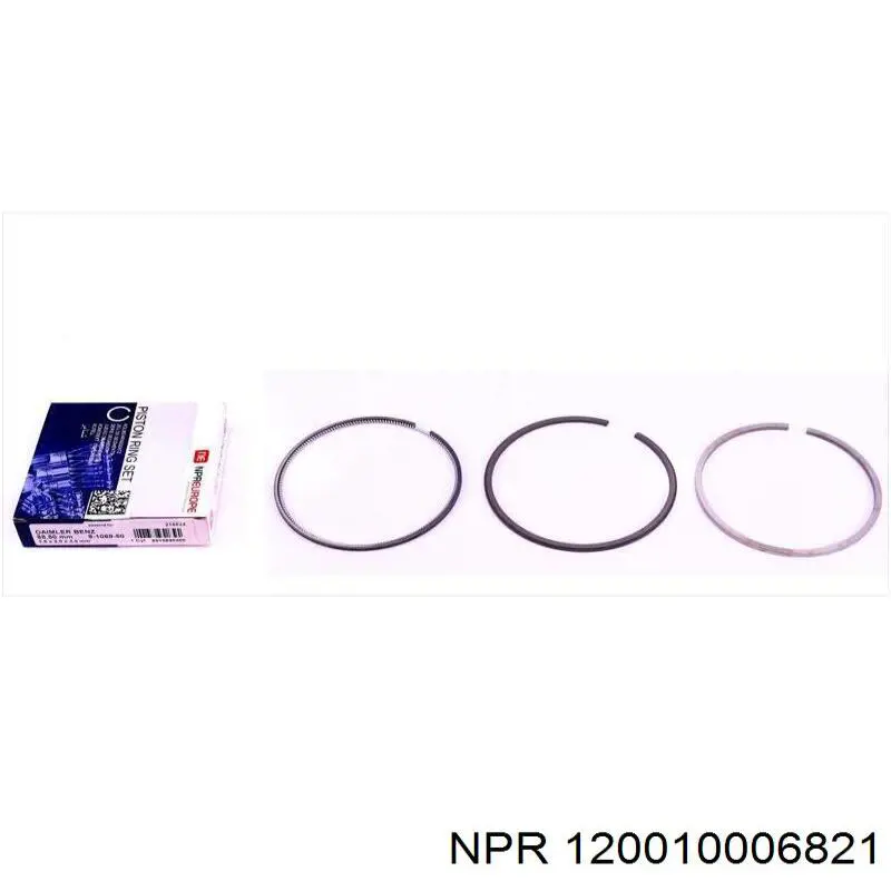 0687750700 Nural кільця поршневі на 1 циліндр, 2-й ремонт (+0,50)