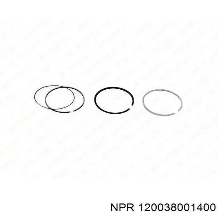Кільця поршневі на 1 циліндр, STD. Nissan Note (E11) (Нісан Ноут)