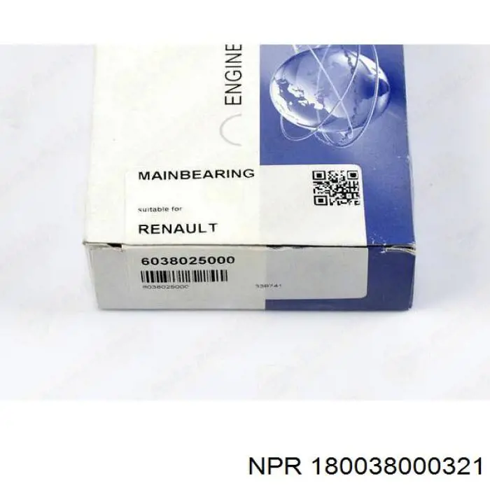 Вкладиші колінвала, корінні, комплект, 2-й ремонт (+0,50) Glyco H0985050MM ціна, від 18.32 USD