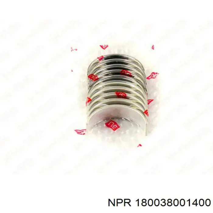 180038001400 NE/NPR Вкладиші колінвала, корінні, комплект, стандарт (STD)