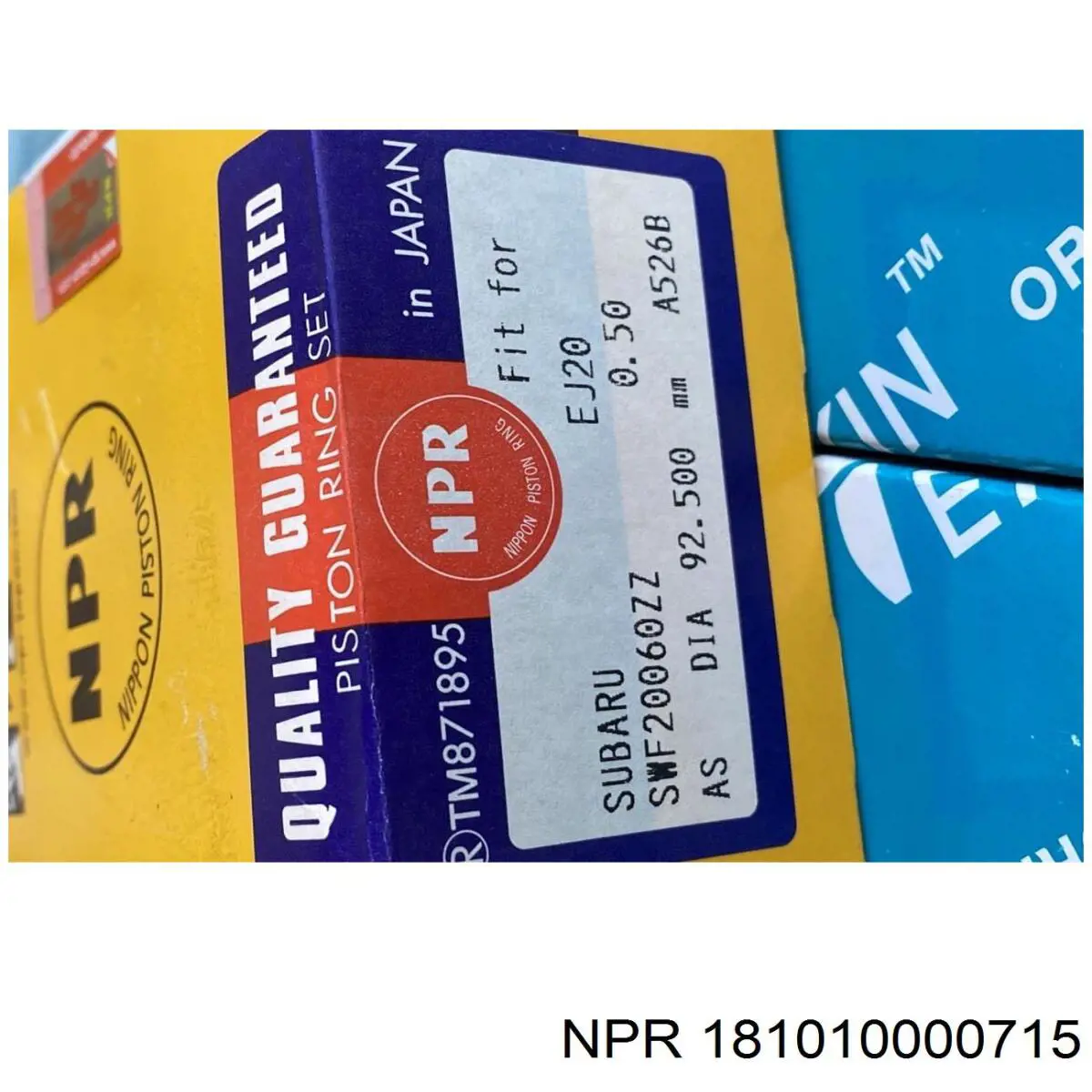 181010000715 NE/NPR Вкладиші коленвала, шатунні, комплект, 1-й ремонт (+0,25)