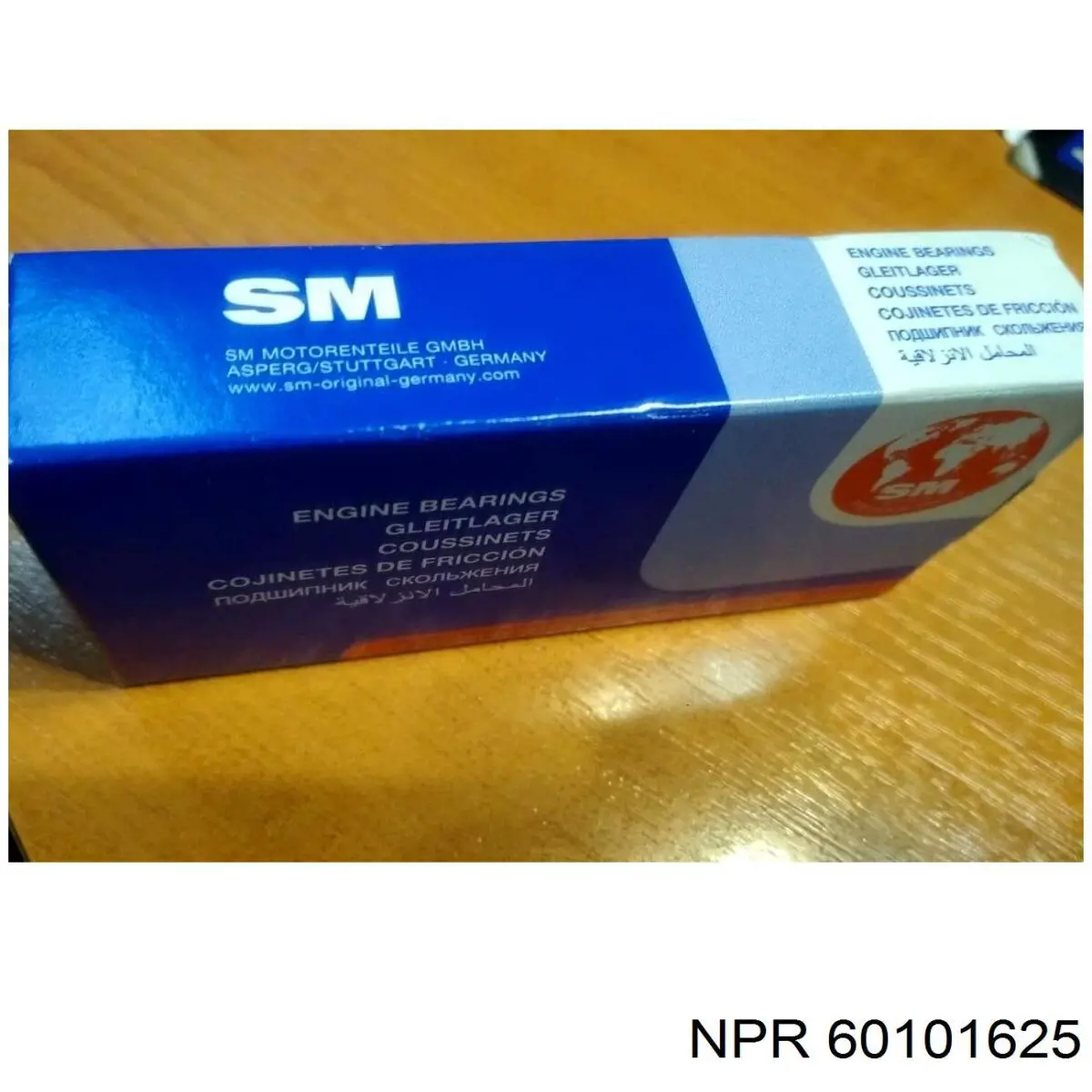 Купити 60101625 NE/NPR Вкладиші колінвала, корінні, комплект, 1-й ремонт (+0,25)