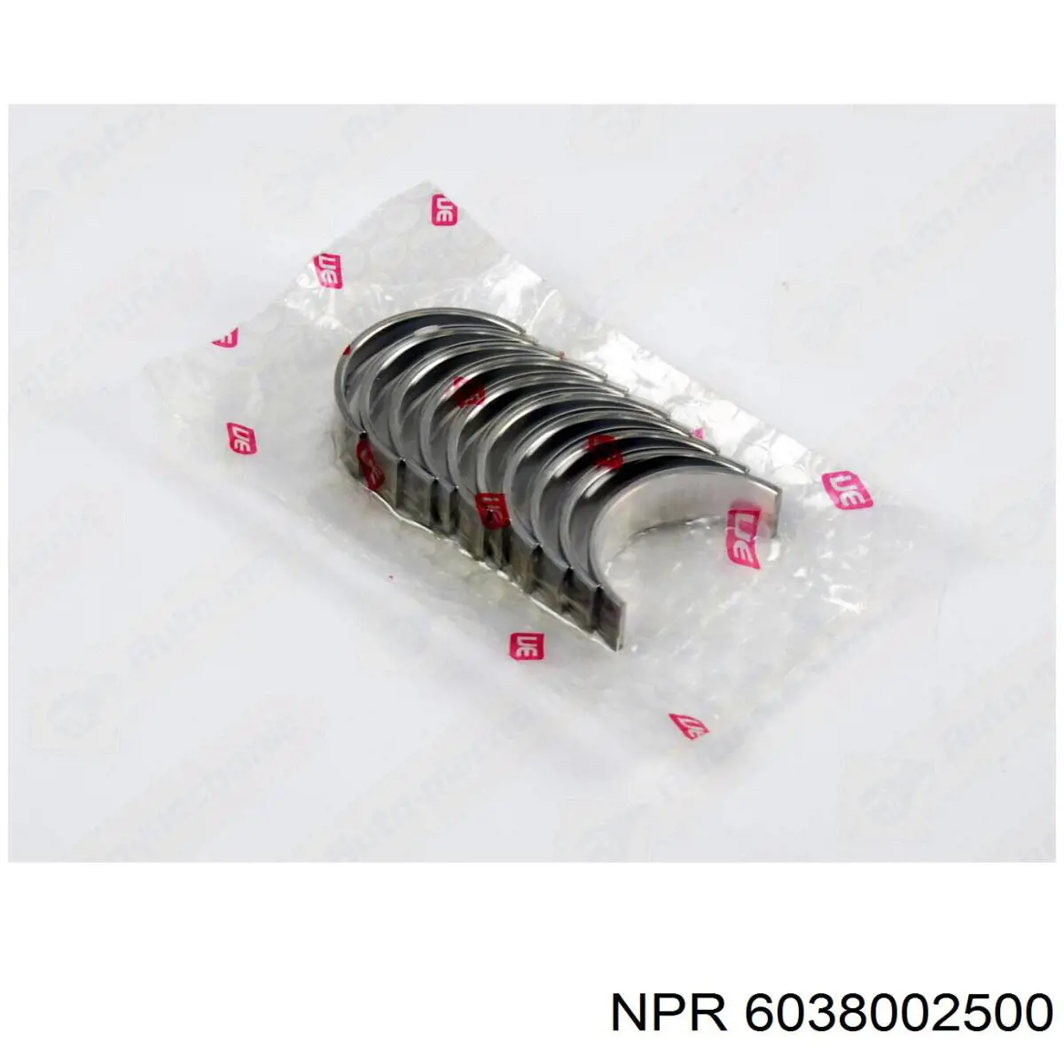 Купити 60380025 NE/NPR Вкладиші колінвала, корінні, комплект, 1-й ремонт (+0,25)