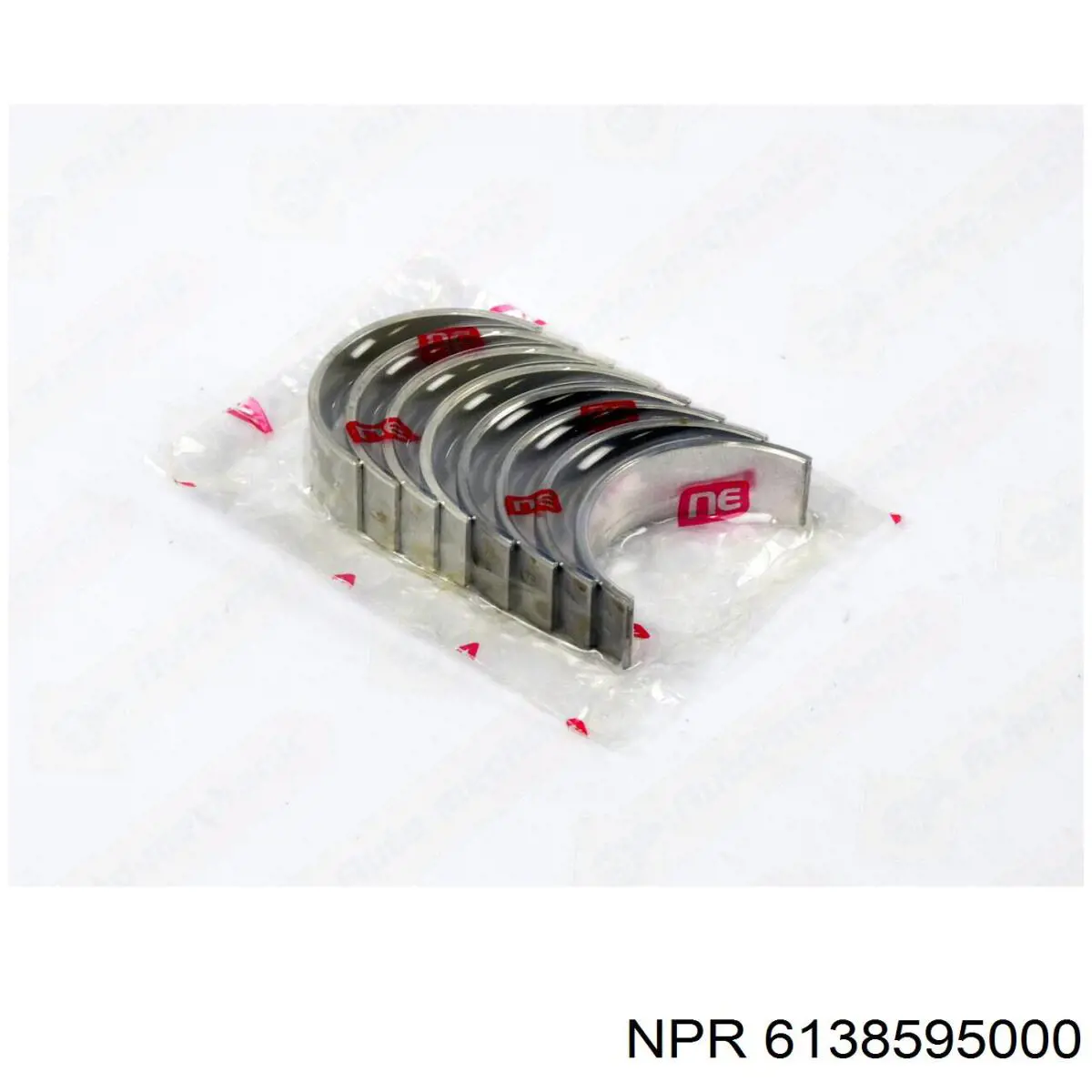 6138595000 NE/NPR Вкладиші коленвала, шатунні, комплект, 2-й ремонт (+0,50)