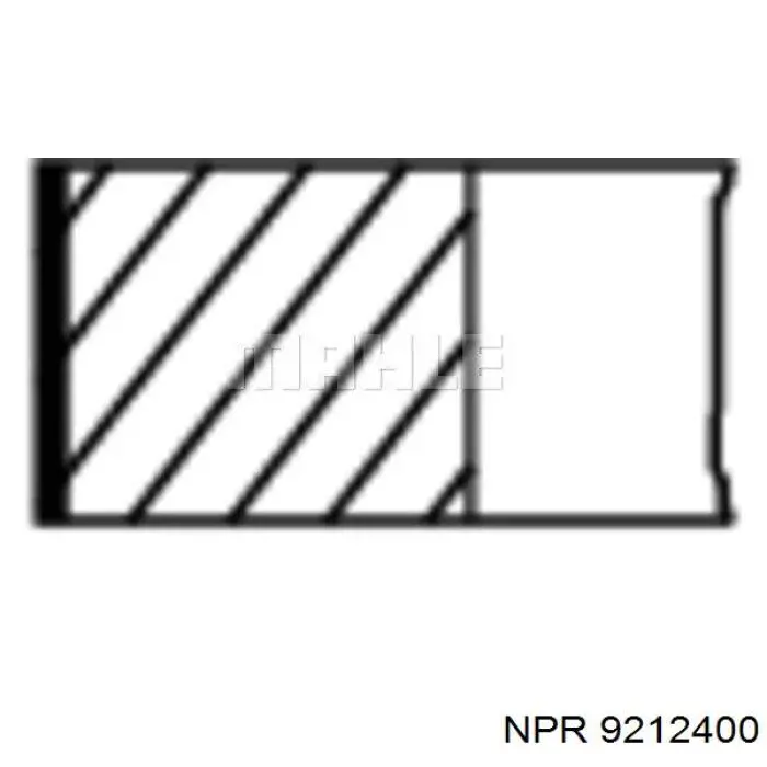 92124001 NE/NPR кільця поршневі на 1 циліндр, std.
